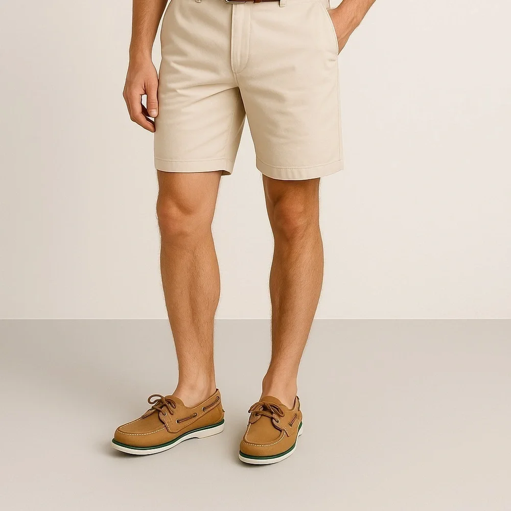 Sperry Authentic Original 2-Eye Boat Shoes Men’s Leather Tan Nautical Preppy 8.5